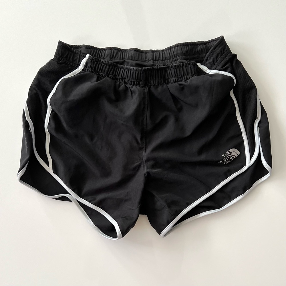 The North Face running shorts, black, xs